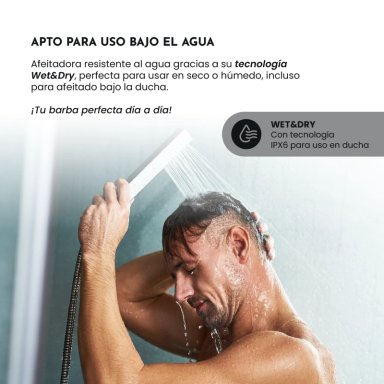 AFEITADORA SG-7205 USO HUMEDO/SECO 4D Y CARGA RAPIDA - 4