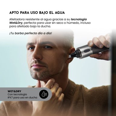 AFEITADORA SG-7240, 4 EN 1, TURBO ACT, 3 CABEZALES FLOTANTES - 3