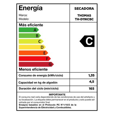 SECADORA ELE CTRICA 11 KG POR CONDENSACION CON BOMBA CALOR - 3