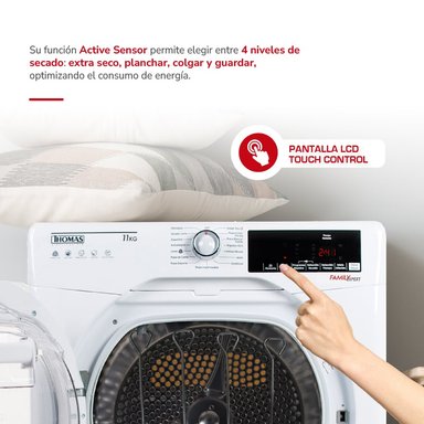 SECADORA ELE CTRICA 11 KG POR CONDENSACION CON BOMBA CALOR - 6