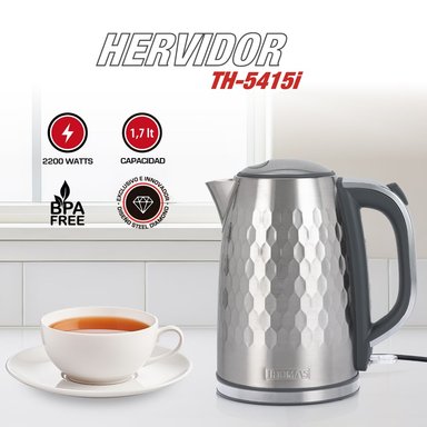 HERVIDOR THOMAS 1.7LTS STEEL DIAMOND TH-5415I - 3