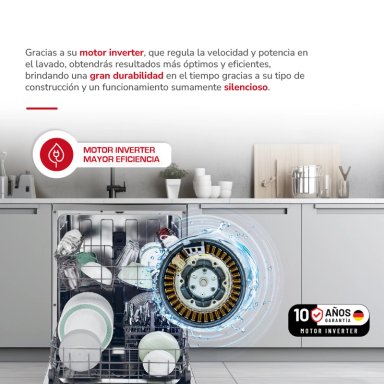 LAVAVAJILLAS 13 CUBIERTOS INOX SILVER TH-DW13CI - 5