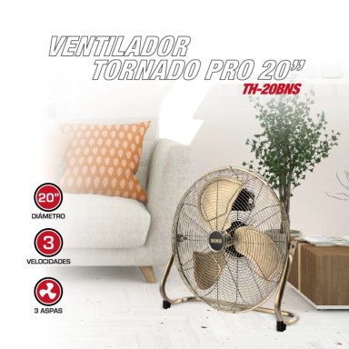 VENTILADOR TORNADO PRO 20' TH-20BNS - 3