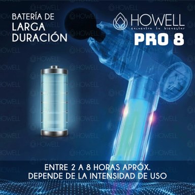 PISTOLA MASAJES HOWELL PROFESIONAL MASAJEADOR MUSCULAR - 5