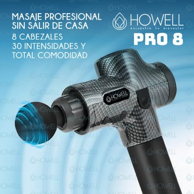 PISTOLA MASAJES HOWELL PROFESIONAL MASAJEADOR MUSCULAR - 7