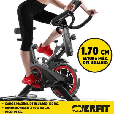 BICICLETA DE SPINNING ESTATICA PROFESIONAL  EJERCICIO - 2