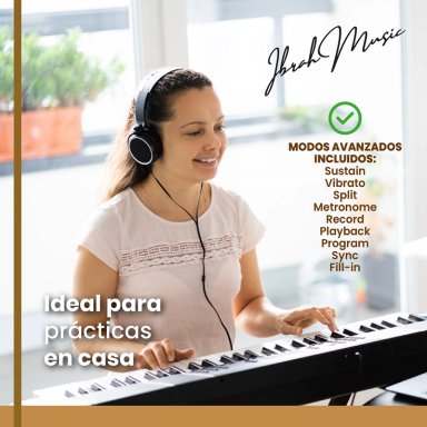 PIANO ELE CTRICO YONGMEI 61 TECLAS TECLADO MUSICAL USB - 6
