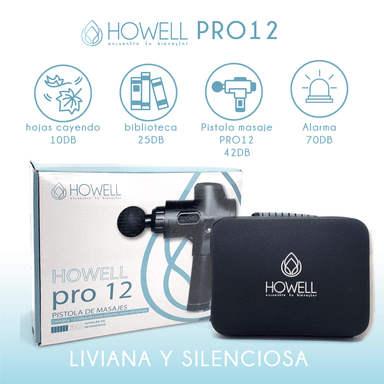 PISTOLA MASAJES HOWELL CORPORAL PRO 12 MASAJEADOR ESPALDA - 3