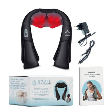 MASAJEADOR HOWELL CERVICAL ESPALDA CUELLO HOMBROS MASAJES - 1