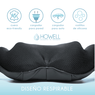 MASAJEADOR HOWELL CERVICAL ESPALDA CUELLO HOMBROS MASAJES - 2