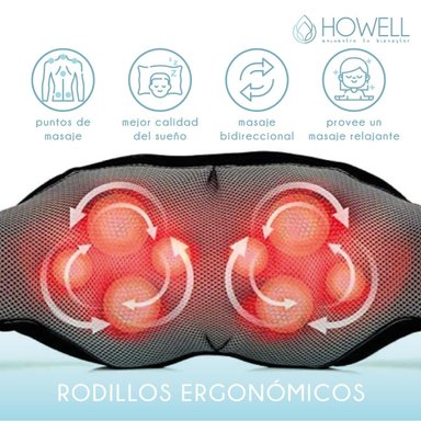 MASAJEADOR HOWELL CERVICAL ESPALDA CUELLO HOMBROS MASAJES - 3
