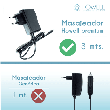 MASAJEADOR HOWELL CERVICAL ESPALDA CUELLO HOMBROS MASAJES - 4