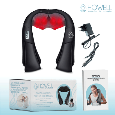 MASAJEADOR HOWELL CERVICAL ESPALDA CUELLO HOMBROS MASAJES - 5