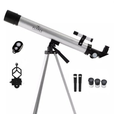 TELESCOPIO ASTRONOMICO MONOCULAR F70060 PLANEX + SOPORTE - 1