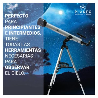 TELESCOPIO ASTRONOMICO MONOCULAR F70060 PLANEX + SOPORTE - 8