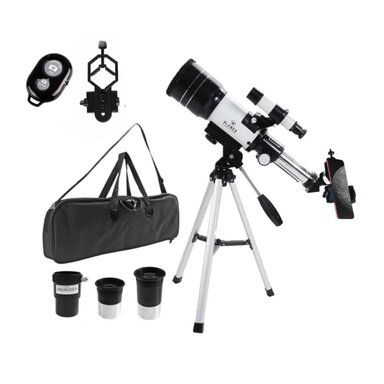 TELESCOPIO ASTRONOMICO MONOCULAR F40070 PLANEX + SOPORTE - 1