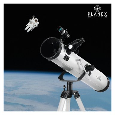 TELESCOPIO ASTRONOMICO NEWTONIANO F70076 PLANEX + SOPORTE - 9