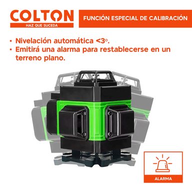 NIVEL LÁSER WATSON 16 LÍNEAS AUTO + 2 BATERÍAS + TRÍPODE - 4