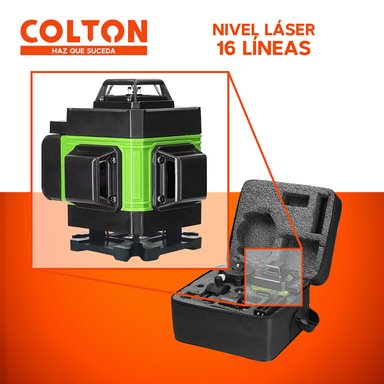 NIVEL LÁSER WATSON 16 LÍNEAS AUTO + 2 BATERÍAS + TRÍPODE - 8