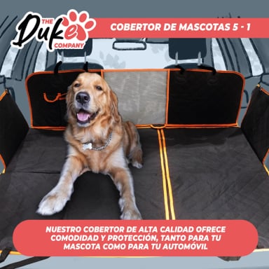 CUBRE ASIENTO AUTO PARA MASCOTAS FUNDA COBERTOR DUKE 5 EN 1 - 9