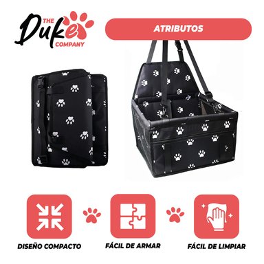ASIENTO MASCOTAS AUTO REFORZADO DUKE - 3