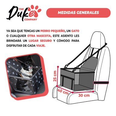 ASIENTO MASCOTAS AUTO REFORZADO DUKE - 4