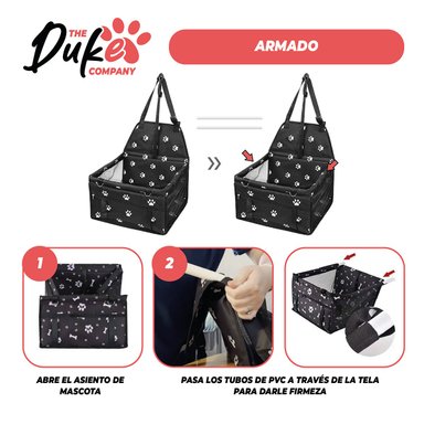 ASIENTO MASCOTAS AUTO REFORZADO DUKE - 5