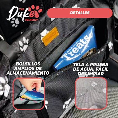 ASIENTO MASCOTAS AUTO REFORZADO DUKE - 8