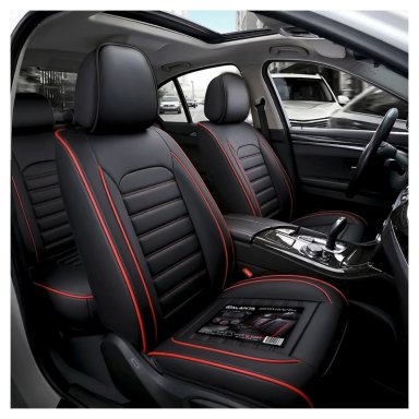 FUNDA CUBRE ASIENTO GALANTA ECOCUERO SET 5 ASIENTOS LUXURY - 1