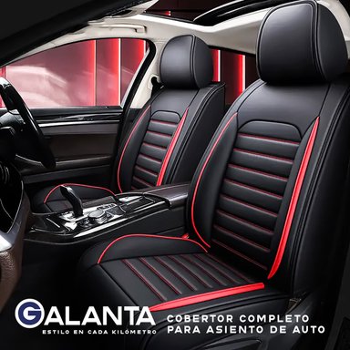 FUNDA CUBRE ASIENTO GALANTA ECOCUERO SET 5 ASIENTOS LUXURY - 8