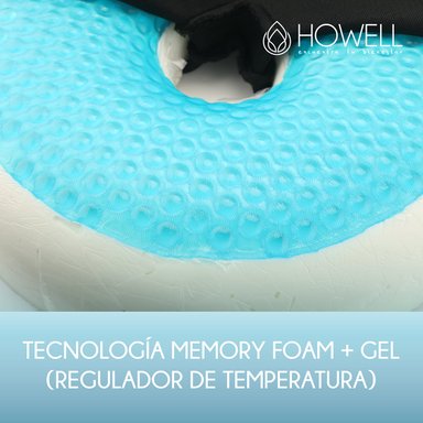 COJIN PICARON ANTIESCARAS HOWELL GEL VISCOELASTICO MEMORIA - 7