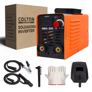 SOLDADORA INVERTER COLTON 4KW 220V + ACCESORIOS - 1
