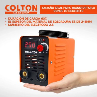 SOLDADORA INVERTER COLTON 4KW 220V + ACCESORIOS - 5