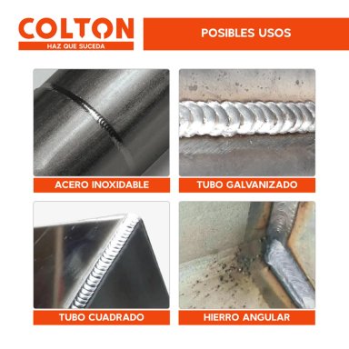 SOLDADORA INVERTER COLTON 4KW 220V + ACCESORIOS - 7