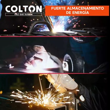 SOLDADORA INVERTER COLTON 4KW 220V + ACCESORIOS - 8