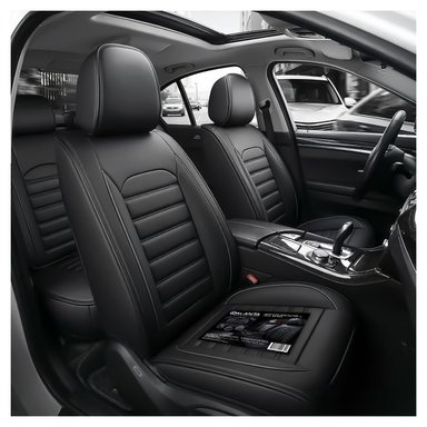FUNDA CUBRE ASIENTO GALANTA ECOCUERO SET 5 ASIENTOS LUXURY - 1