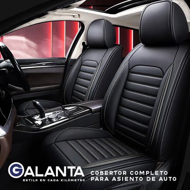 FUNDA CUBRE ASIENTO GALANTA ECOCUERO SET 5 ASIENTOS LUXURY - 9