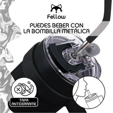 TERMO VASO MUG TE RMICO 1.2L JUNIPER BY FELLOW ACERO INOX 304 - 3