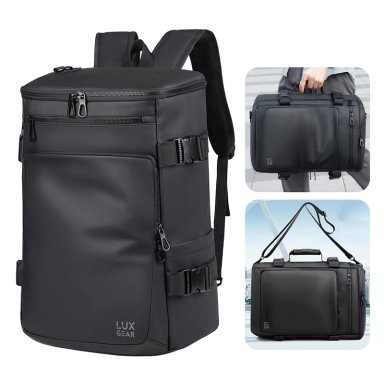 MOCHILA NOTEBOOK ANTIRROBO LUXGEAR SLEEK IMPERMEABLE 3 EN 1 - 1