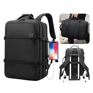 MOCHILA NOTEBOOK VIAJE LUXGEAR ELITE IMPERMEABLE EJECUTIVA - 1