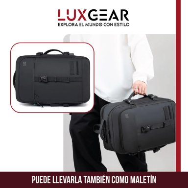 MOCHILA NOTEBOOK 15.6'' LUXGEAR LUXOR OFICINA VIAJE IMPERM - 6