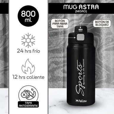 TERMO BOTELLA TERMICA ASTRA BY FELLOW MUG AGUA CAFE 800ML - 2