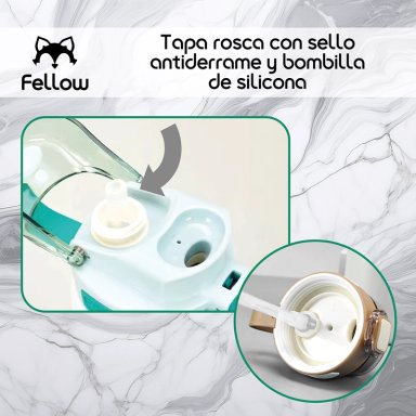 TERMO BOTELLA TERMICA TAURI BY FELLOW MUG AGUA CAFE 800ML - 4