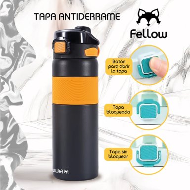 TERMO BOTELLA TERMICA TAURI BY FELLOW MUG CAFE AGUA 800ML - 3