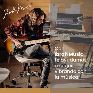 GUITARRA ELE CTRICA STRATO IBRAH + AMPLIF + ACCESORIOS NEGRA - 8
