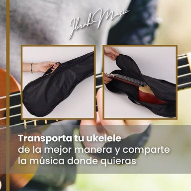 UKELELE SOPRANO CONCIERTO IBRAH 21 PULGADAS + ACCESORIOS - 6