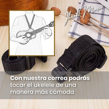 UKELELE SOPRANO CONCIERTO IBRAH 21 PULGADAS + ACCESORIOS - 7