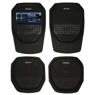 ALFOMBRA 4 PISO DE GOMA AUTO SUV GALANTA UNIVERSAL AJUSTABLE - 1
