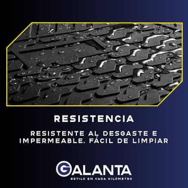 ALFOMBRA 4 PISO DE GOMA AUTO SUV GALANTA UNIVERSAL AJUSTABLE - 5