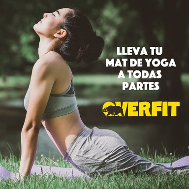 MAT YOGA TPE 6MM OVERFIT ALFOMBRA ALFOMBRA PILATES BICOLOR - 8